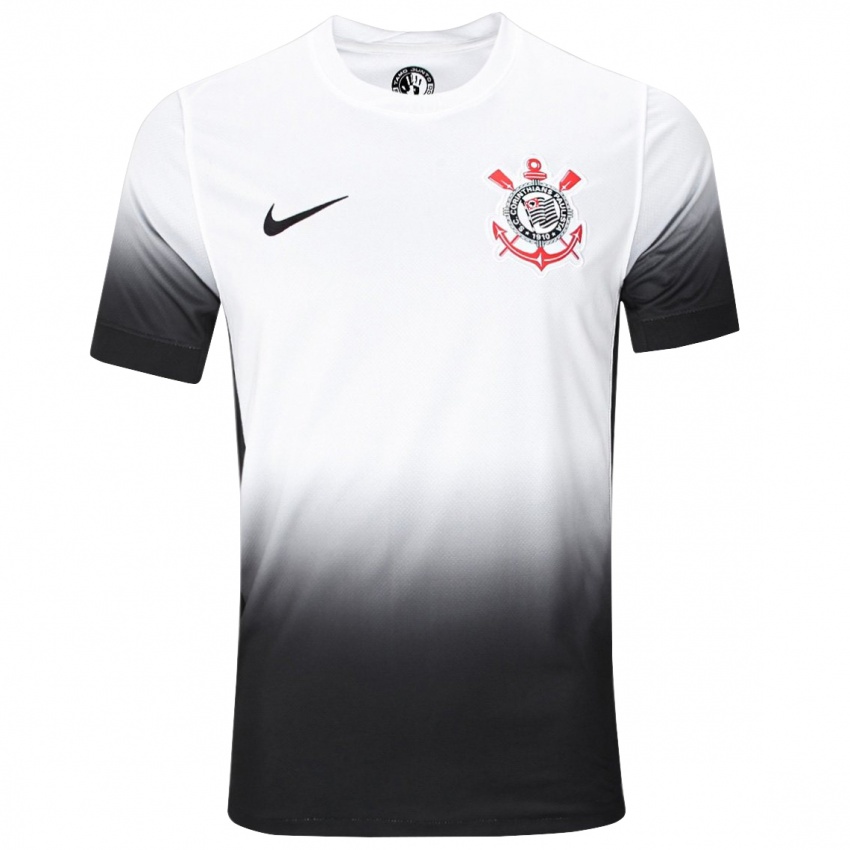 Niño Camiseta Matheus Araujo #30 Blanco Negro 1ª Equipación 2024/25 La Camisa Perú