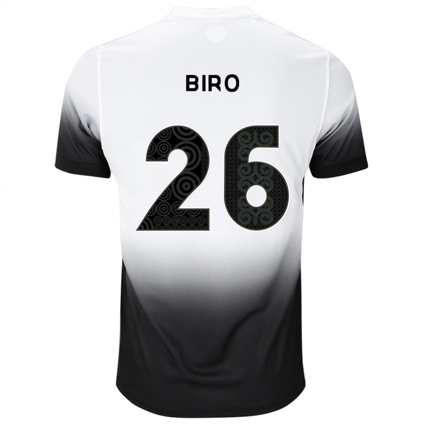 Niño Camiseta Biro #26 Blanco Negro 1ª Equipación 2024/25 La Camisa Perú