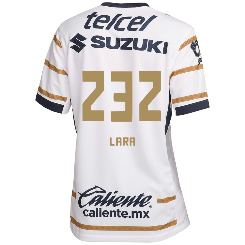 Niño Camiseta Pablo Lara #232 Obsidiana Blanca 1ª Equipación 2024/25 La Camisa Perú