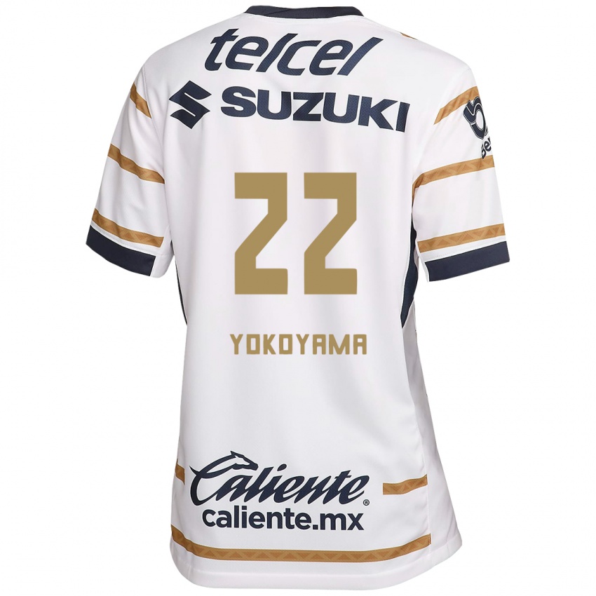 Niño Camiseta Akemi Yokoyama #22 Obsidiana Blanca 1ª Equipación 2024/25 La Camisa Perú