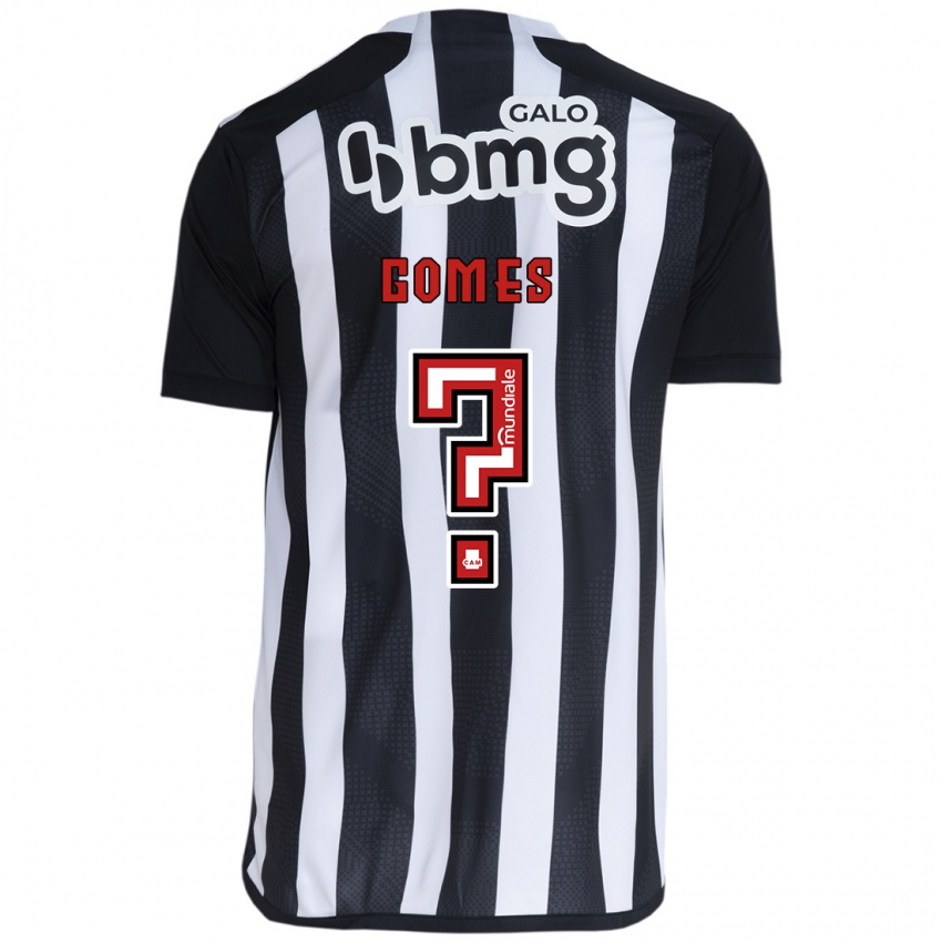 Niño Camiseta Fábio Gomes #0 Blanco Negro 1ª Equipación 2024/25 La Camisa Perú