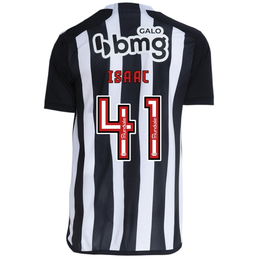 Niño Camiseta Isaac #41 Blanco Negro 1ª Equipación 2024/25 La Camisa Perú