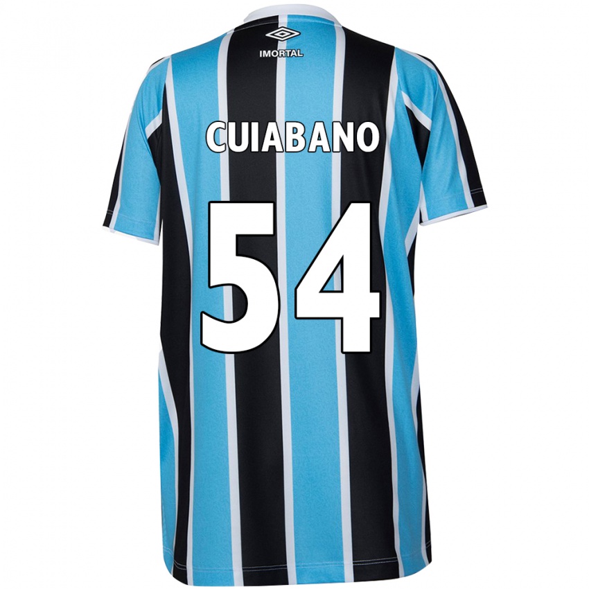 Niño Camiseta Cuiabano #54 Azul Negro Blanco 1ª Equipación 2024/25 La Camisa Perú