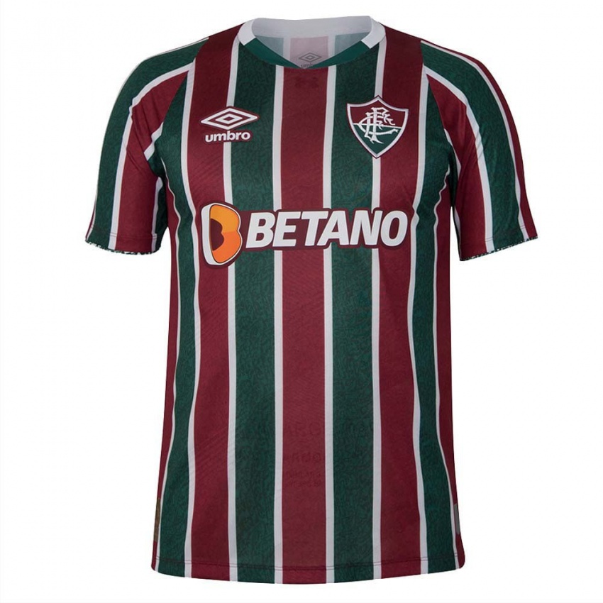 Niño Camiseta Marcão Henrique #0 Verde Granate Blanco 1ª Equipación 2024/25 La Camisa Perú