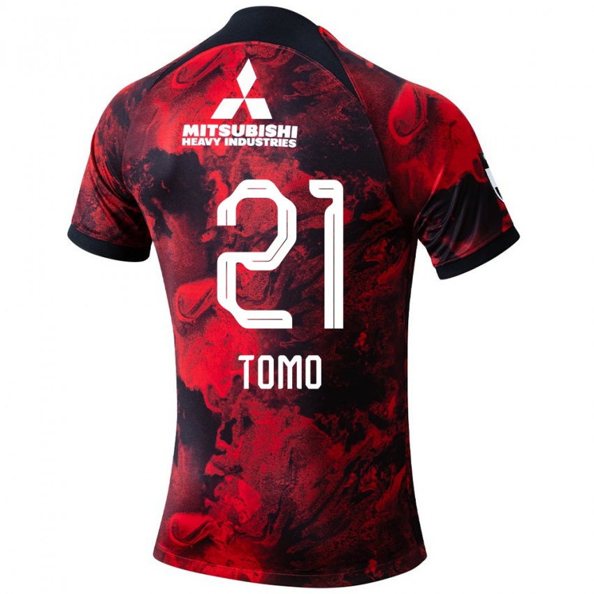 Niño Camiseta Tomoaki Okubo #21 Negro Rojo 1ª Equipación 2024/25 La Camisa Perú