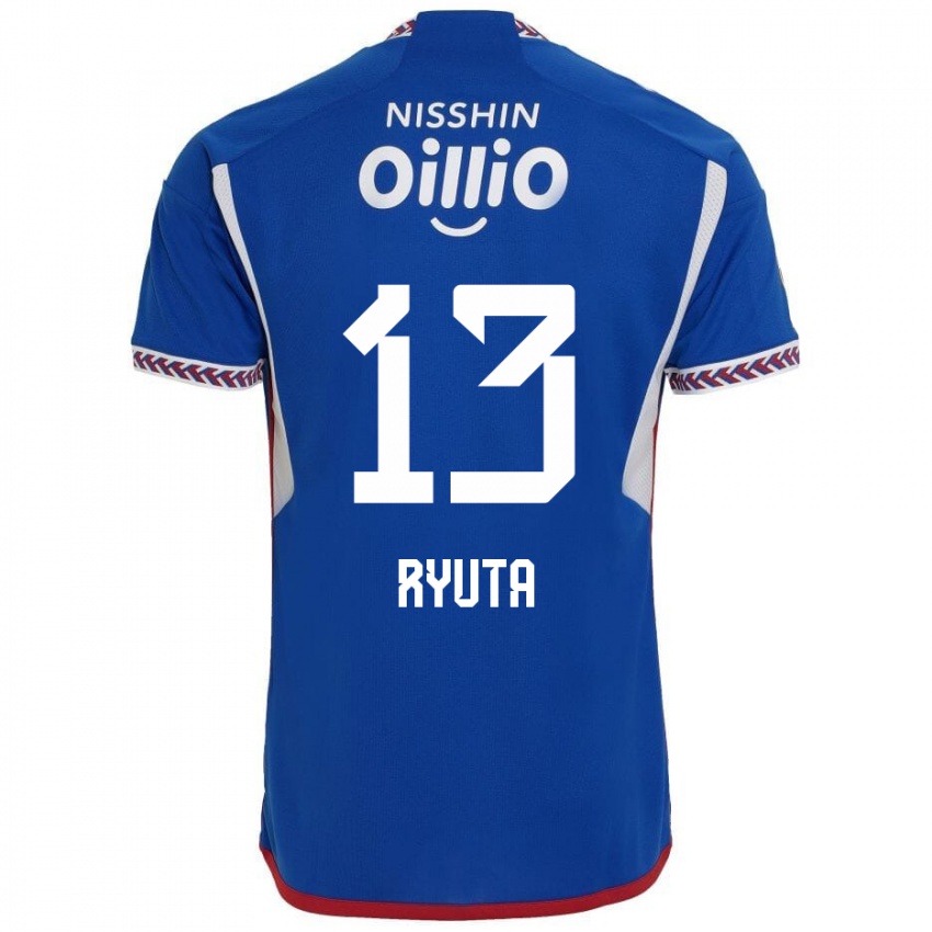 Niño Camiseta Ryuta Koike #13 Azul Blanco Rojo 1ª Equipación 2024/25 La Camisa Perú