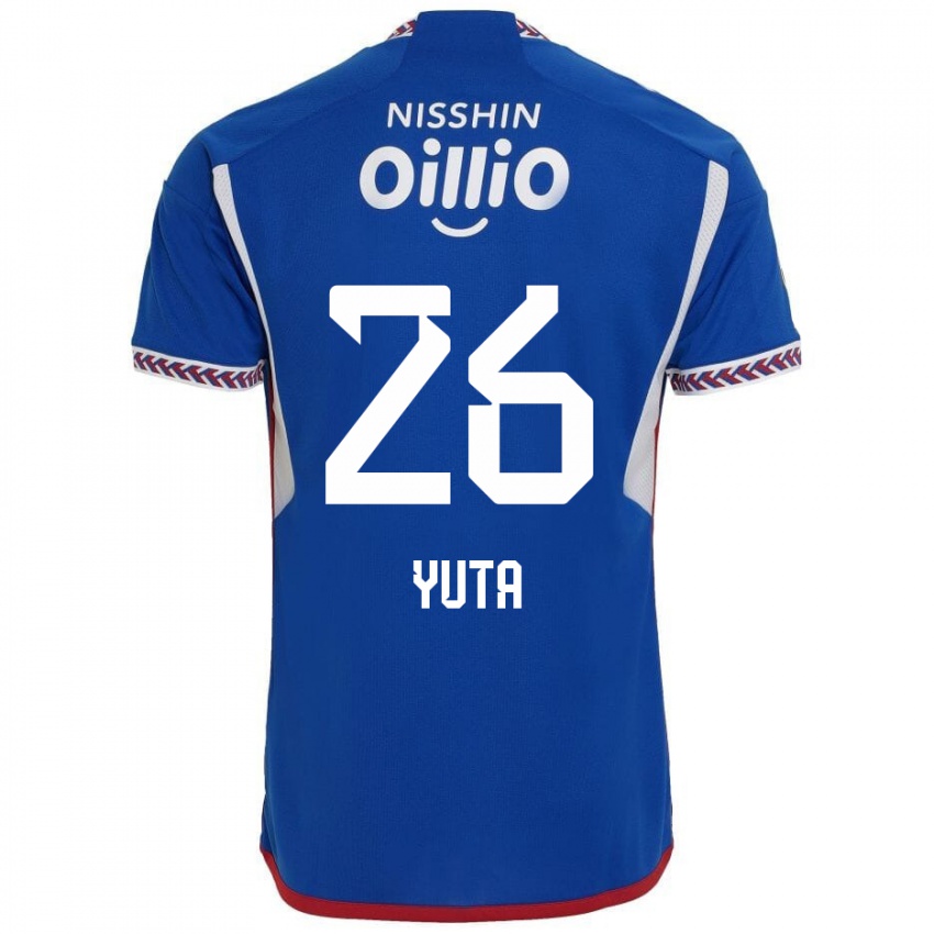 Niño Camiseta Yuta Koike #26 Azul Blanco Rojo 1ª Equipación 2024/25 La Camisa Perú