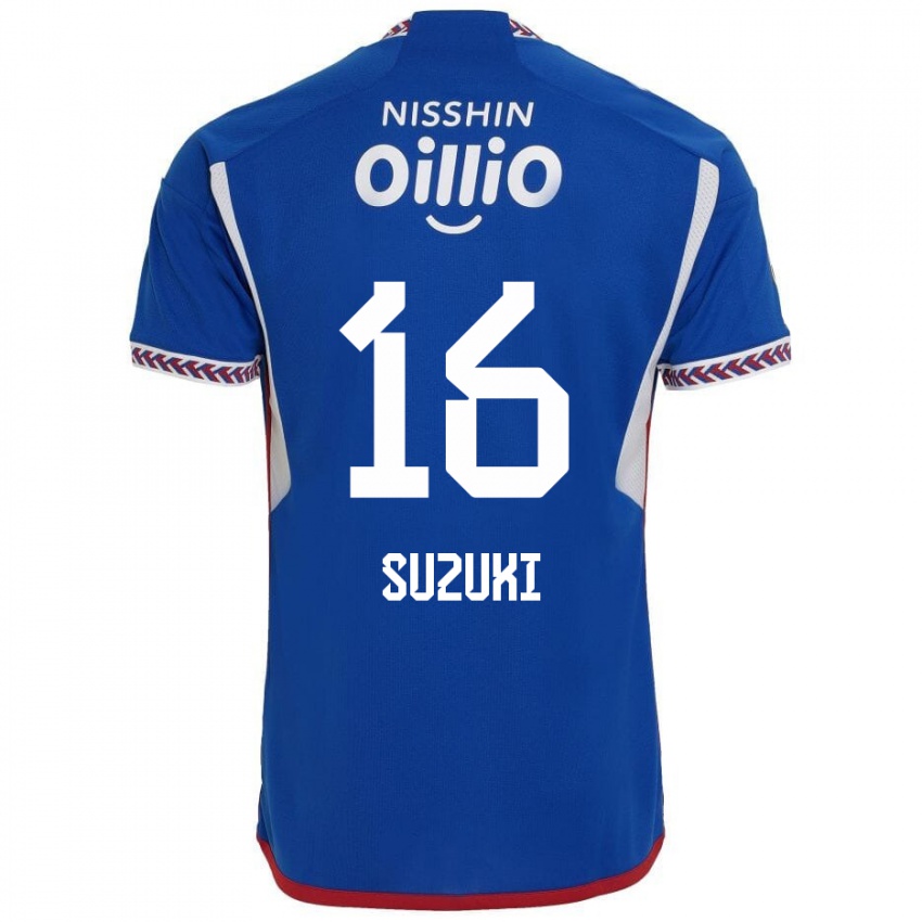 Niño Camiseta Kai Suzuki #16 Azul Blanco Rojo 1ª Equipación 2024/25 La Camisa Perú