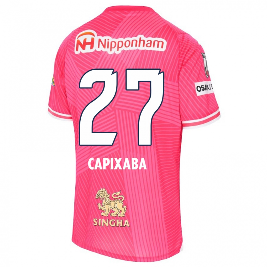 Niño Camiseta Capixaba #27 Rosa Blanco 1ª Equipación 2024/25 La Camisa Perú