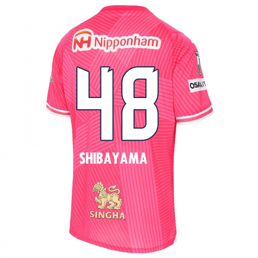 Niño Camiseta Masaya Shibayama #48 Rosa Blanco 1ª Equipación 2024/25 La Camisa Perú