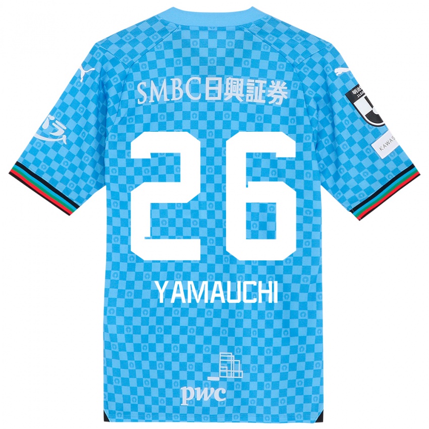 Niño Camiseta Hinata Yamauchi #26 Azul Celeste 1ª Equipación 2024/25 La Camisa Perú