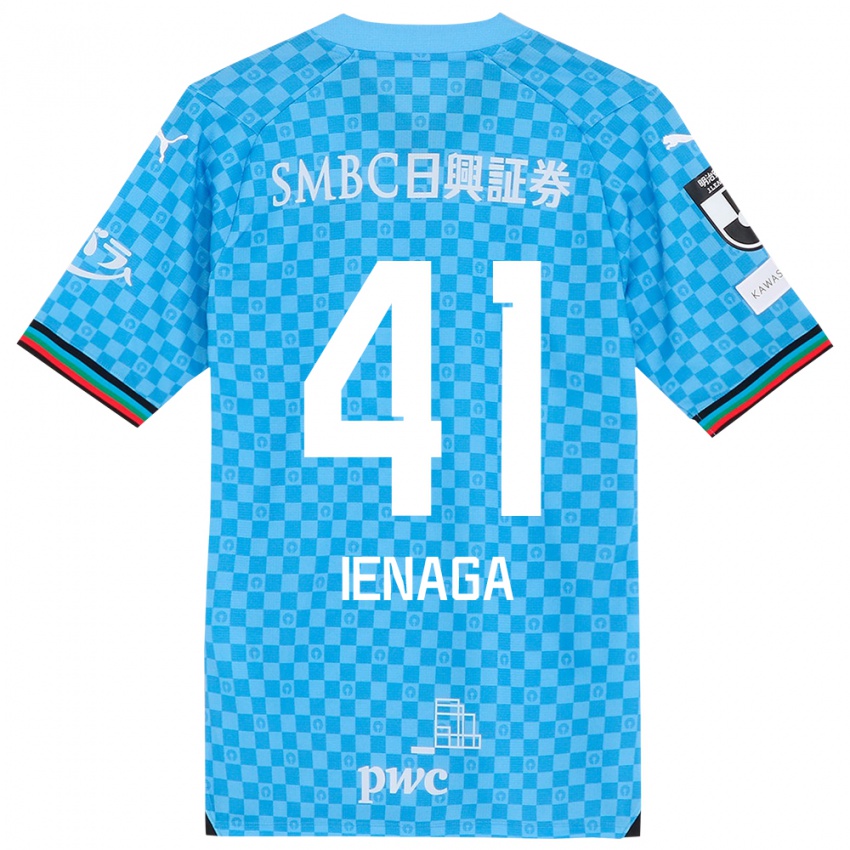 Niño Camiseta Akihiro Ienaga #41 Azul Celeste 1ª Equipación 2024/25 La Camisa Perú