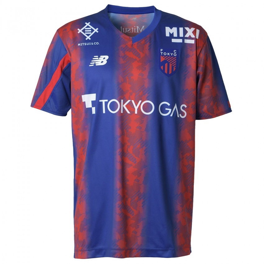 Niño Camiseta Koshi Nagaura #2 Azul Rojo 1ª Equipación 2024/25 La Camisa Perú