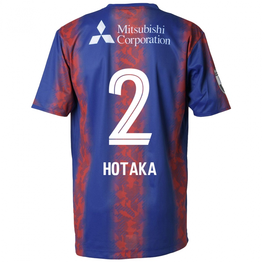 Niño Camiseta Hotaka Nakamura #2 Azul Rojo 1ª Equipación 2024/25 La Camisa Perú