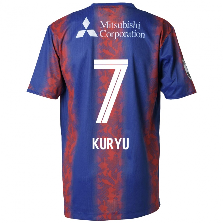 Niño Camiseta Kuryu Matsuki #7 Azul Rojo 1ª Equipación 2024/25 La Camisa Perú