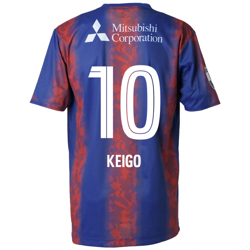 Niño Camiseta Keigo Higashi #10 Azul Rojo 1ª Equipación 2024/25 La Camisa Perú