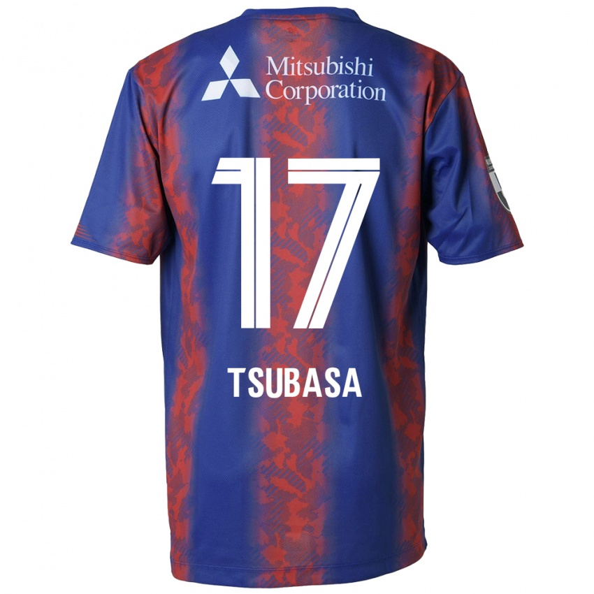 Niño Camiseta Tsubasa Terayama #17 Azul Rojo 1ª Equipación 2024/25 La Camisa Perú