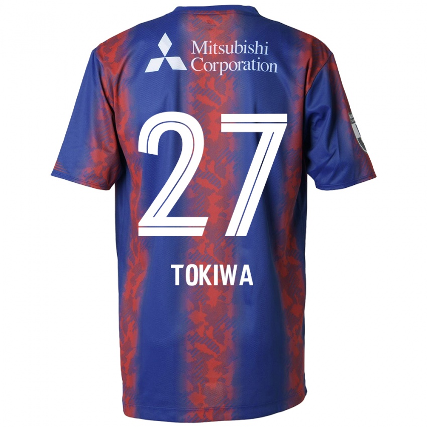 Niño Camiseta Kyota Tokiwa #27 Azul Rojo 1ª Equipación 2024/25 La Camisa Perú