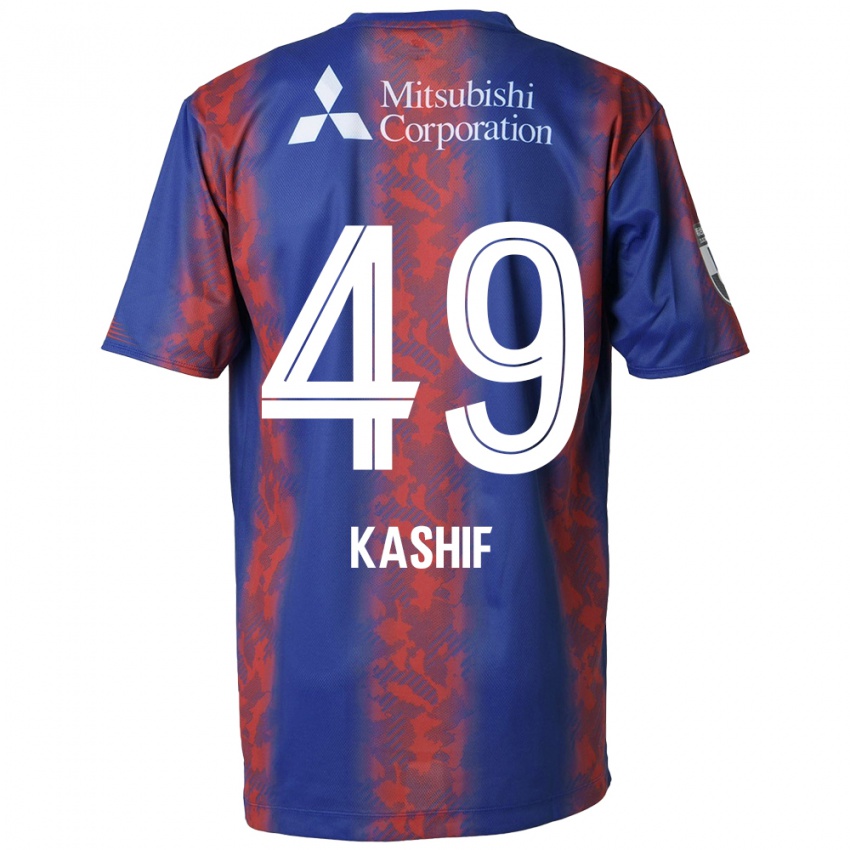 Niño Camiseta Kashif Bangnagande #49 Azul Rojo 1ª Equipación 2024/25 La Camisa Perú