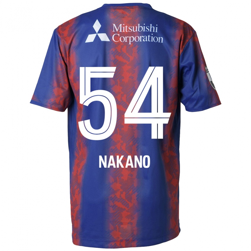 Niño Camiseta Yui Nakano #54 Azul Rojo 1ª Equipación 2024/25 La Camisa Perú