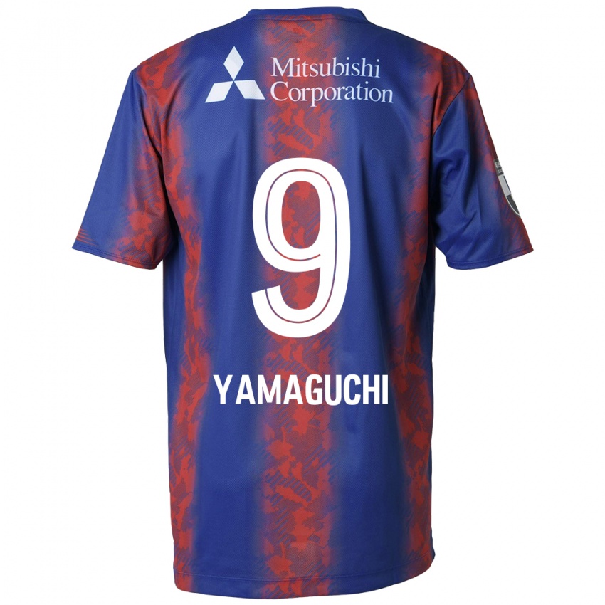 Niño Camiseta Taiyo Yamaguchi #9 Azul Rojo 1ª Equipación 2024/25 La Camisa Perú