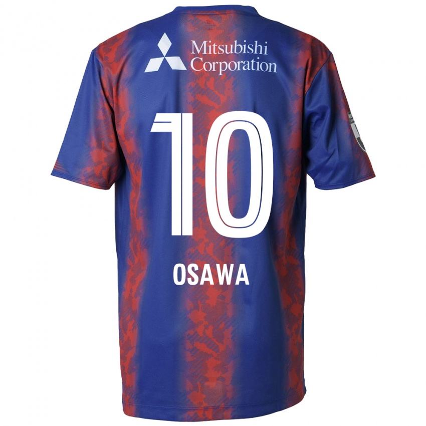 Niño Camiseta Shuzo Osawa #10 Azul Rojo 1ª Equipación 2024/25 La Camisa Perú