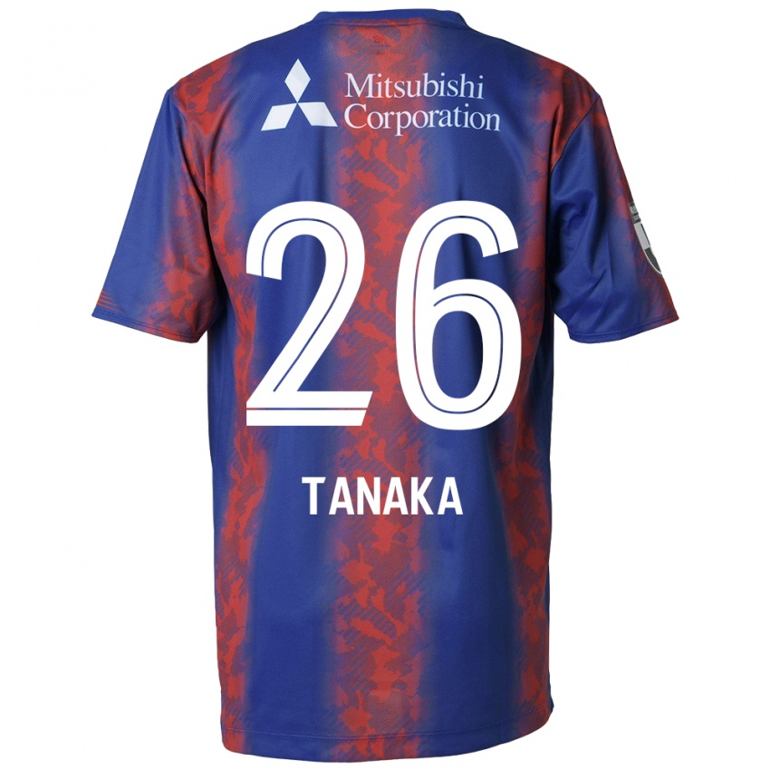 Niño Camiseta Haruto Tanaka #26 Azul Rojo 1ª Equipación 2024/25 La Camisa Perú