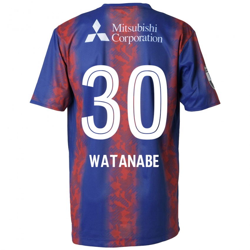 Niño Camiseta Matthew Watanabe #30 Azul Rojo 1ª Equipación 2024/25 La Camisa Perú