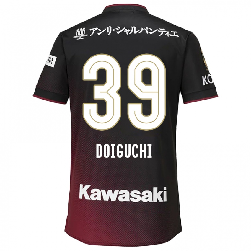 Niño Camiseta Ritsu Doiguchi #39 Negro Rojo 1ª Equipación 2024/25 La Camisa Perú