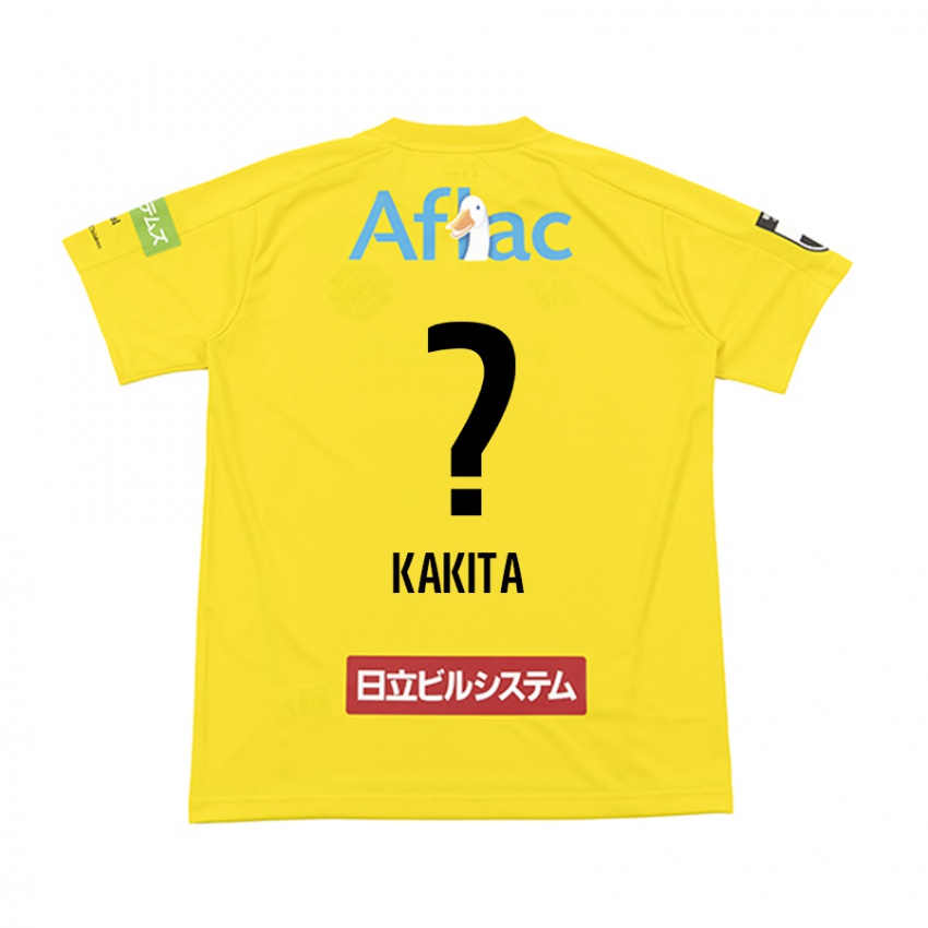 Niño Camiseta Yuki Kakita #0 Amarillo Negro 1ª Equipación 2024/25 La Camisa Perú