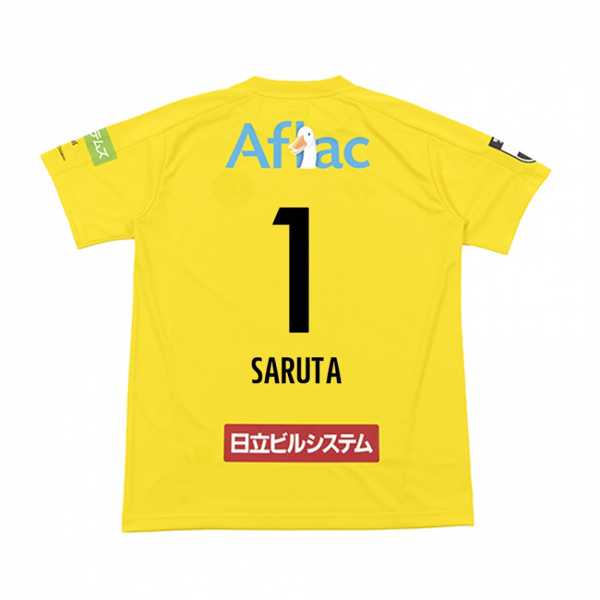 Niño Camiseta Haruki Saruta #1 Amarillo Negro 1ª Equipación 2024/25 La Camisa Perú