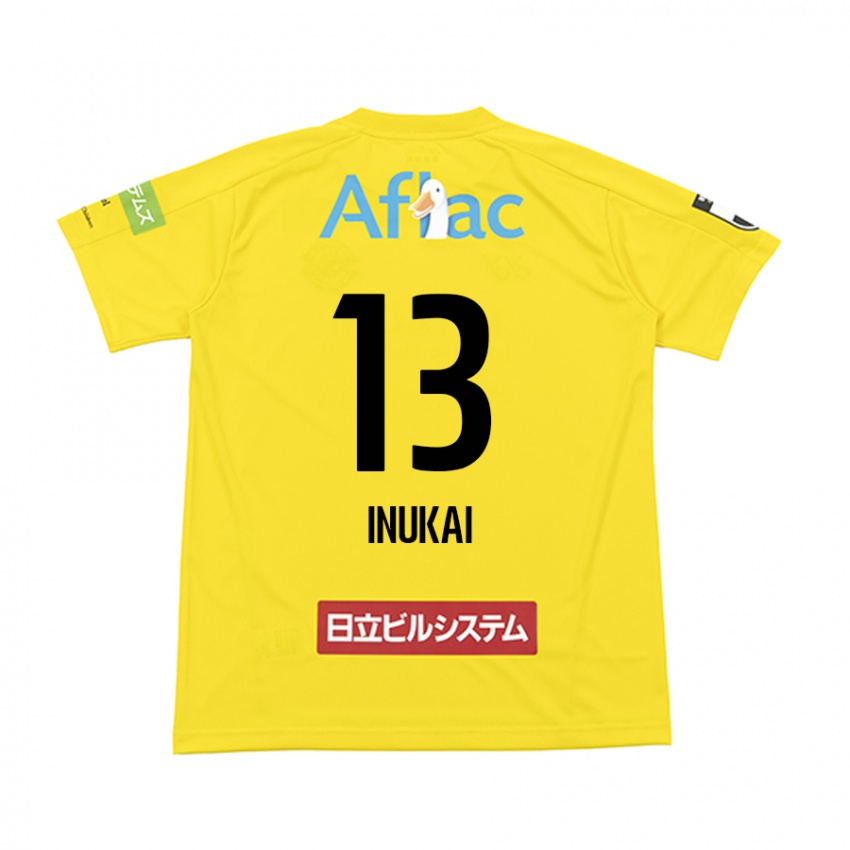 Niño Camiseta Tomoya Inukai #13 Amarillo Negro 1ª Equipación 2024/25 La Camisa Perú