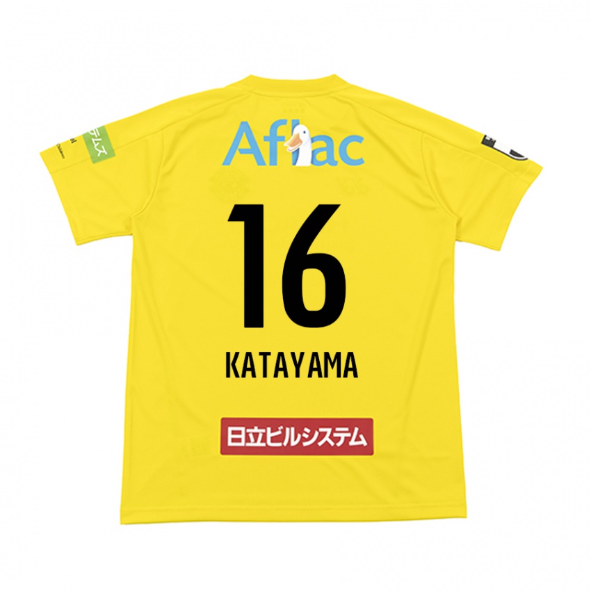 Niño Camiseta Eiichi Katayama #16 Amarillo Negro 1ª Equipación 2024/25 La Camisa Perú