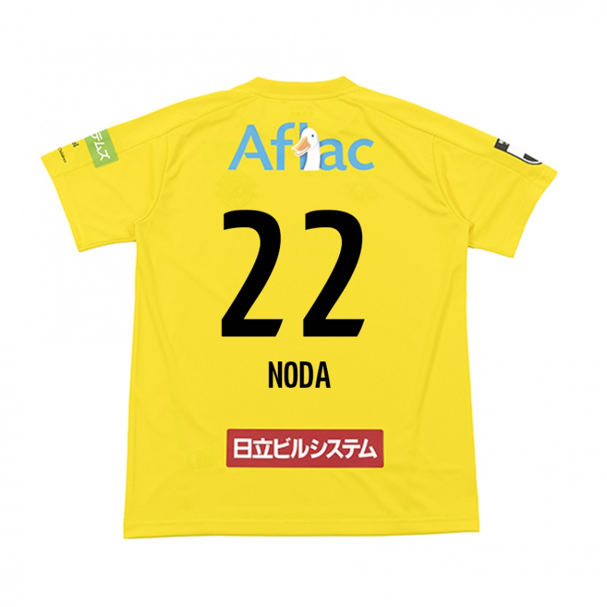 Niño Camiseta Hiroki Noda #22 Amarillo Negro 1ª Equipación 2024/25 La Camisa Perú