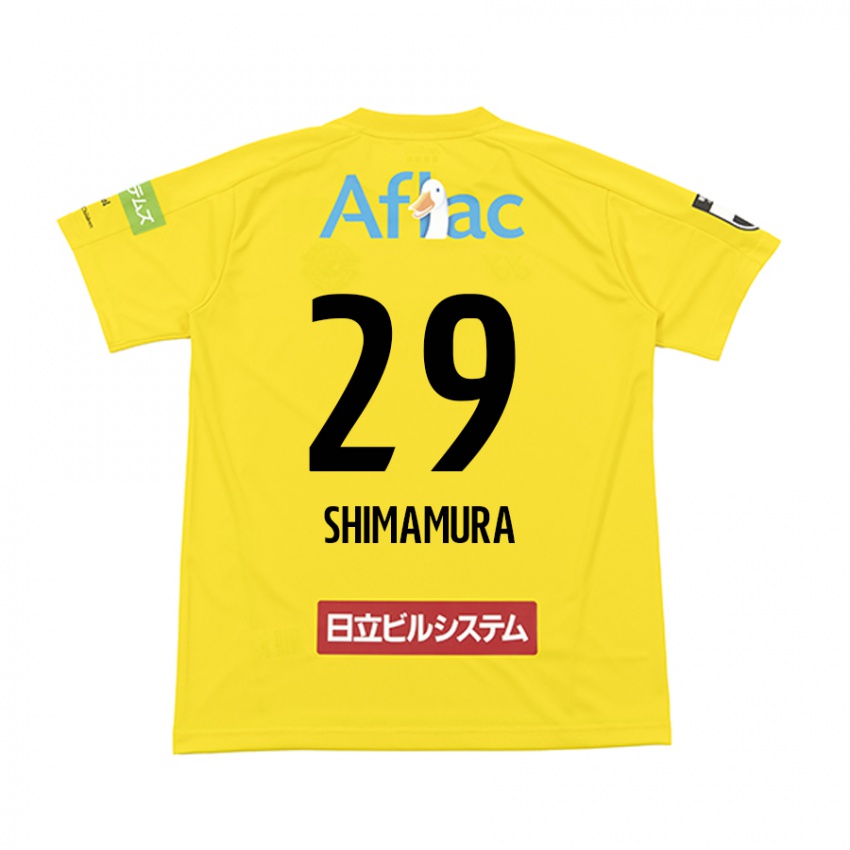 Niño Camiseta Takuya Shimamura #29 Amarillo Negro 1ª Equipación 2024/25 La Camisa Perú