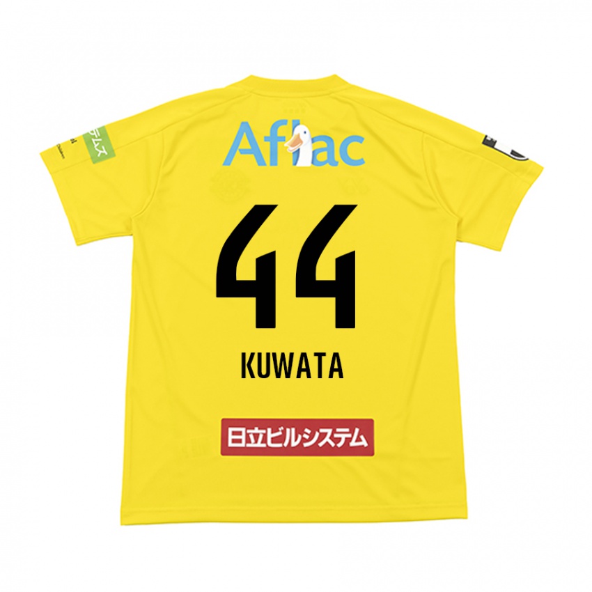 Niño Camiseta Taisei Kuwata #44 Amarillo Negro 1ª Equipación 2024/25 La Camisa Perú