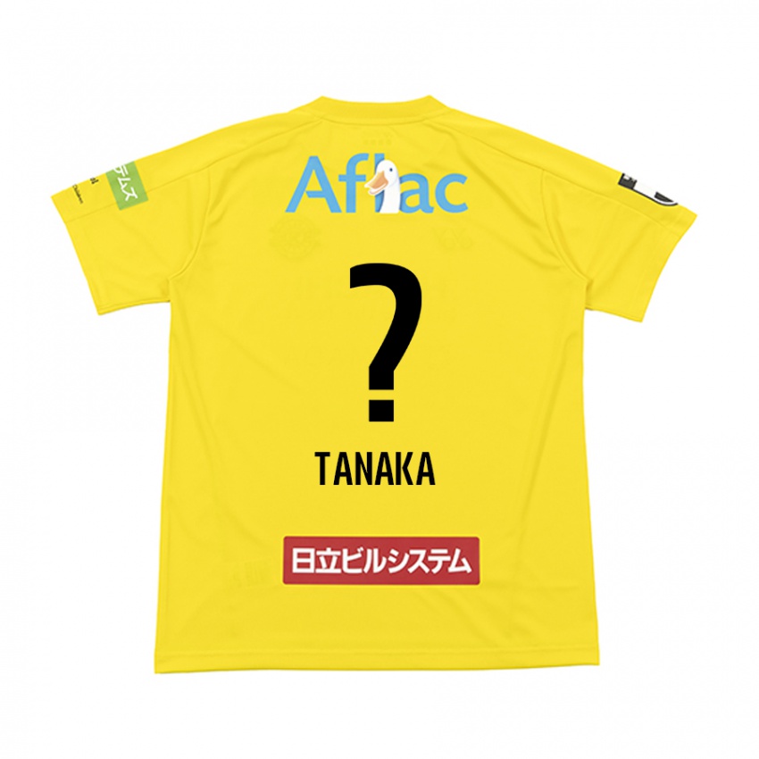 Niño Camiseta Ari Tanaka #0 Amarillo Negro 1ª Equipación 2024/25 La Camisa Perú