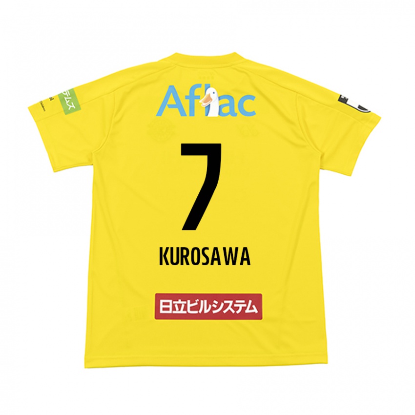 Niño Camiseta Shido Kurosawa #7 Amarillo Negro 1ª Equipación 2024/25 La Camisa Perú