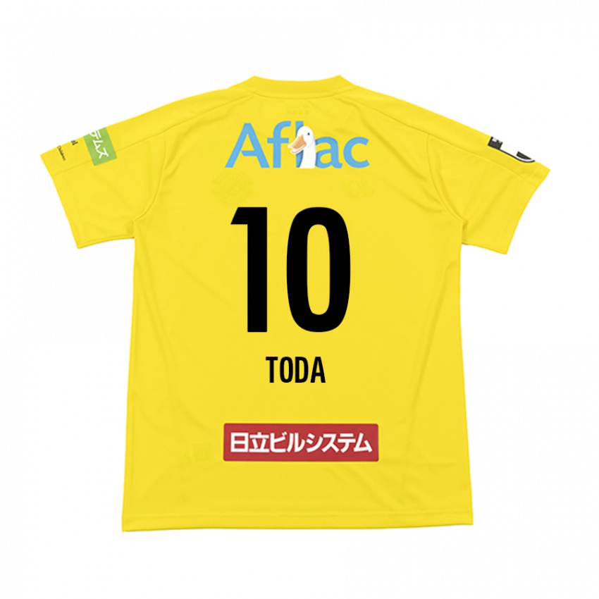 Niño Camiseta Masato Toda #10 Amarillo Negro 1ª Equipación 2024/25 La Camisa Perú