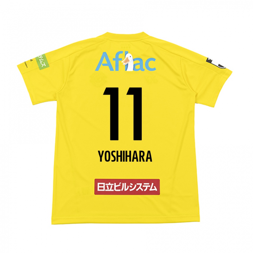 Niño Camiseta Futo Yoshihara #11 Amarillo Negro 1ª Equipación 2024/25 La Camisa Perú