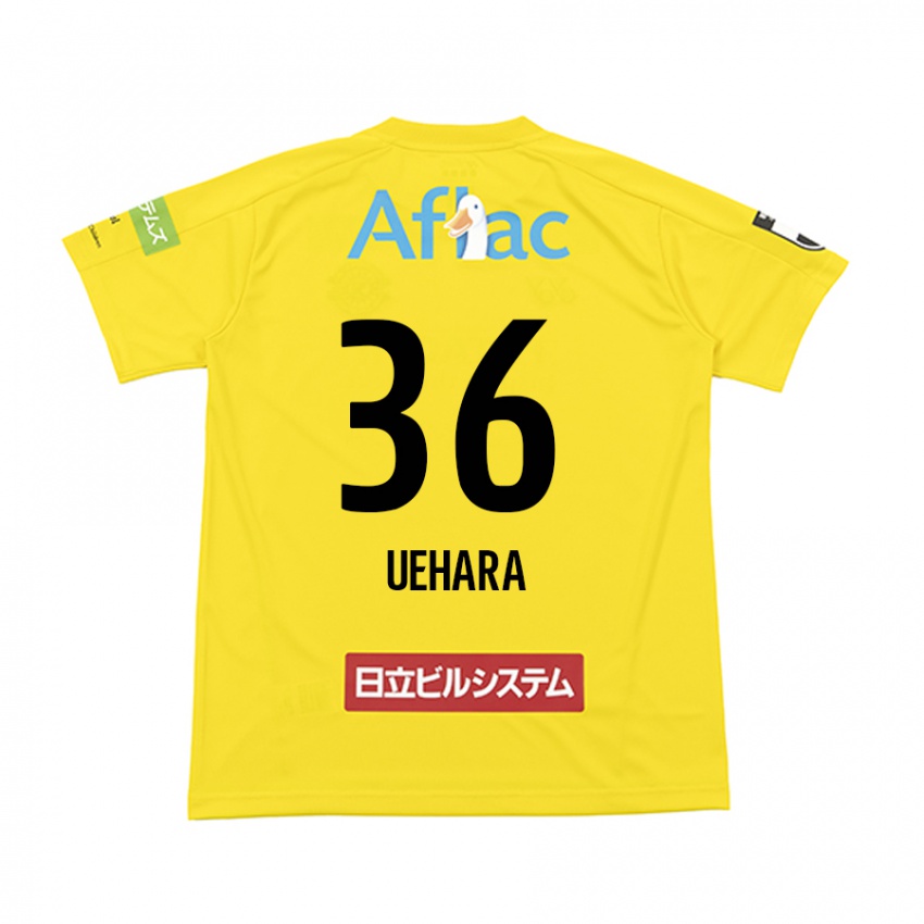 Niño Camiseta Reo Uehara #36 Amarillo Negro 1ª Equipación 2024/25 La Camisa Perú