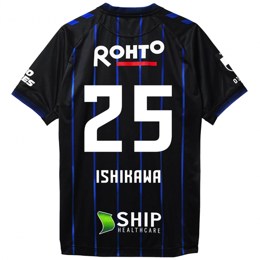 Niño Camiseta Kei Ishikawa #25 Azul Negro 1ª Equipación 2024/25 La Camisa Perú