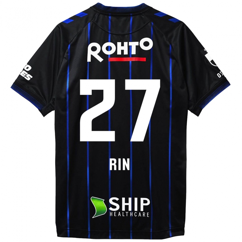 Niño Camiseta Rin Mito #27 Azul Negro 1ª Equipación 2024/25 La Camisa Perú