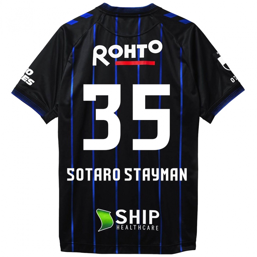 Niño Camiseta Joshua Sotaro Stayman #35 Azul Negro 1ª Equipación 2024/25 La Camisa Perú