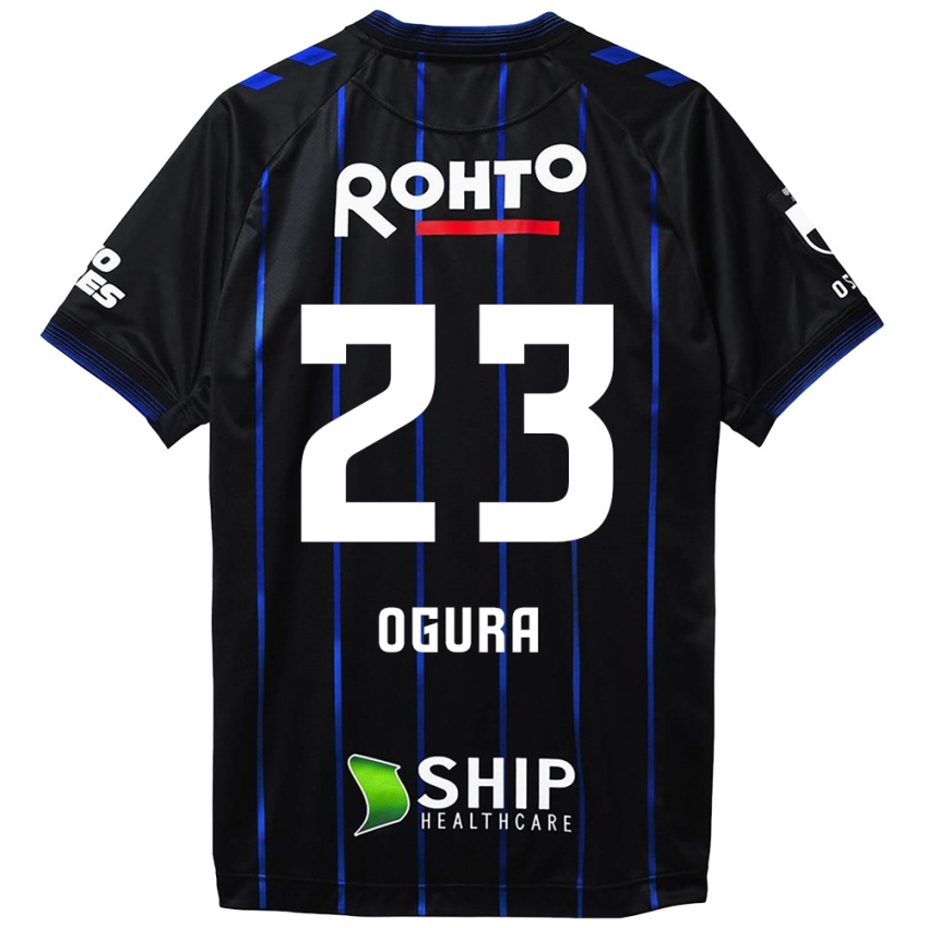 Niño Camiseta Shimpei Ogura #23 Azul Negro 1ª Equipación 2024/25 La Camisa Perú