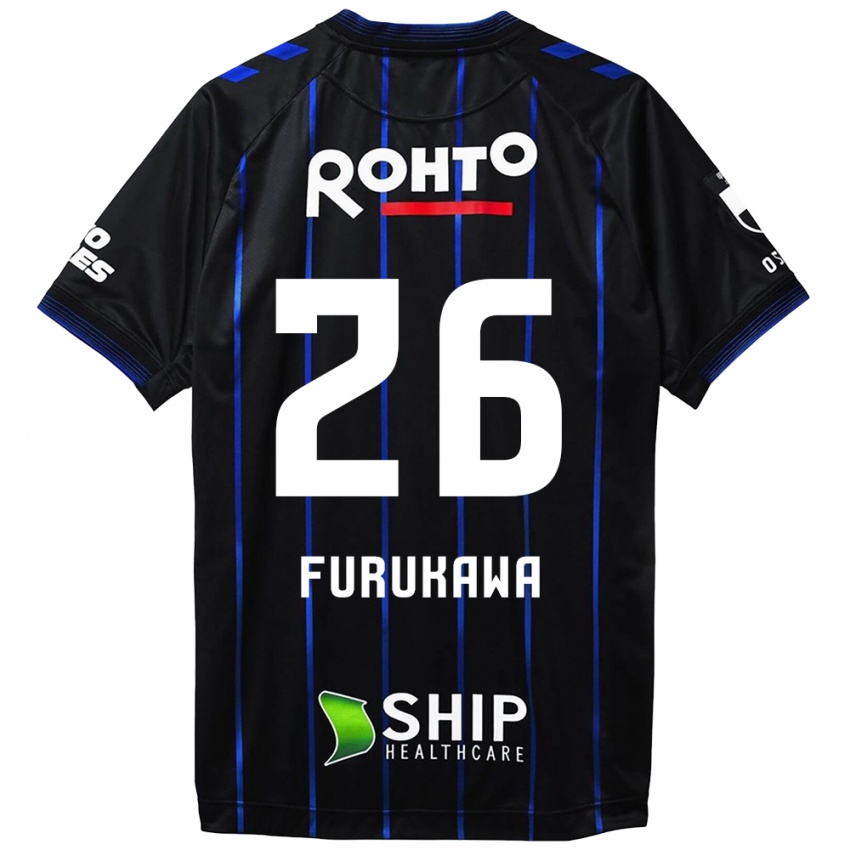 Niño Camiseta Kanta Furukawa #26 Azul Negro 1ª Equipación 2024/25 La Camisa Perú