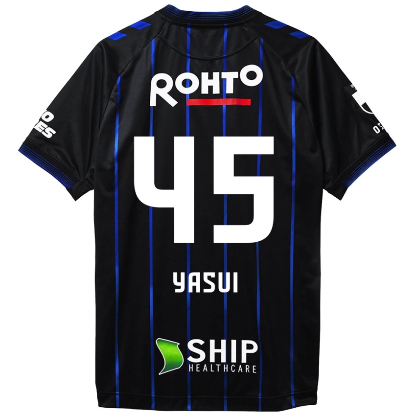 Niño Camiseta Tsukasa Yasui #45 Azul Negro 1ª Equipación 2024/25 La Camisa Perú