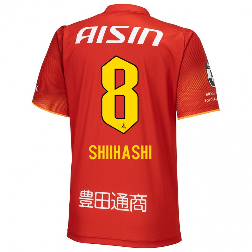 Niño Camiseta Keiya Shiihashi #8 Rojo Blanco Amarillo 1ª Equipación 2024/25 La Camisa Perú