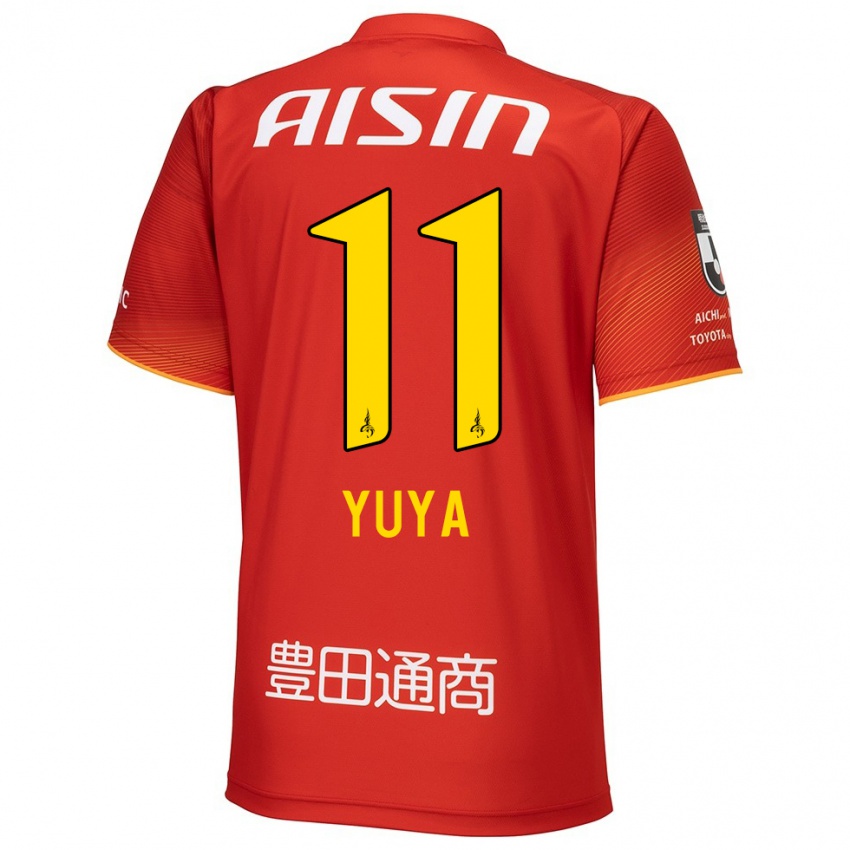 Niño Camiseta Yuya Yamagishi #11 Rojo Blanco Amarillo 1ª Equipación 2024/25 La Camisa Perú