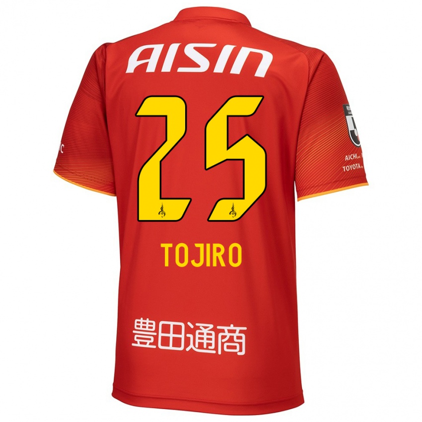 Niño Camiseta Tojiro Kubo #25 Rojo Blanco Amarillo 1ª Equipación 2024/25 La Camisa Perú